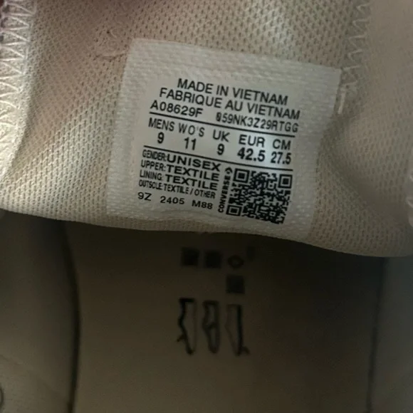 Converse All star blue low top sneakers size 9M/11W - Picture 9 of 9